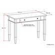 Atlin Designs Home Office Desk in Tobacco Brown