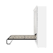 Atlin Designs Contemporary Wood Full Murphy Bed & 2 Closet Organizers in White