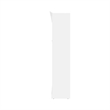 Atlin Designs Contemporary Wood Full Murphy Bed & 2 Closet Organizers in White