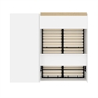 Atlin Designs Contemporary Wood Full Murphy Bed & Organizer w/ Drawers in White