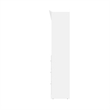 Atlin Designs Contemporary Wood Full Murphy Bed & Organizer w/ Drawers in White