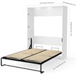 Atlin Designs Queen Wall Bed in White