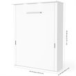 Atlin Designs Queen Wall Bed in White