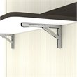 Atlin Designs 3 Piece Full 2 Storage Wall Bed Set in White Chocolate
