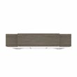 Atlin Designs Laminated Particle Board White Queen Murphy Bed Rectangular Storage Cabinets 104