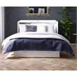 Atlin Designs Solid Wood White Queen Murphy Bed Rectangular Space Saving Assembly Required