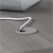 Atlin Design Office Desk in Platinum Gray