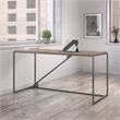 Atlin Designs Traditional 62W Industrial Desk in Rustic Gray