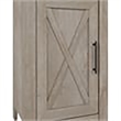 Atlin Designs Farmhouse Wood Computer Desk with Storage in Gray