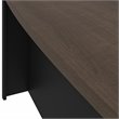 Atlin Designs Bowfront Writing Desk in Antigua and Black