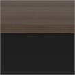 Atlin Designs Bowfront Writing Desk in Antigua and Black