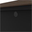 Atlin Designs Bowfront Writing Desk in Antigua and Black