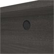 Atlin Designs Particle Board Bark Gray Slate Writing Desk Rectangular Scratch-Resistant 71.1