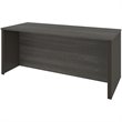 Atlin Designs Particle Board Bark Gray Slate Writing Desk Rectangular Scratch-Resistant 71.1
