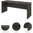 Atlin Designs 6 Piece U Shaped Computer Desk with Hutch in Bark Gray