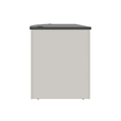 Atlin Designs Home Office Set with 2 Pedestals in Sandstone and Slate