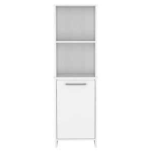 Atlin Designs Modern Wood Pantry Cabinet for Kitchen Room in White