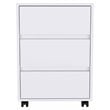 Atlin Designs 3-Drawer Modern Wood Filing Cabinet in White
