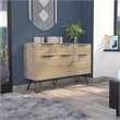 Atlin Designs Metal Light Oak Dresser Rectangular Countertop 29.1