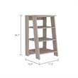 Atlin Designs Modern Wood Linen Cabinet with 4-Shelf in Light Gray