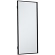 Atlin Designs Metal Black Mirror Rectangular Contemporary 36