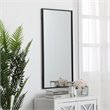 Atlin Designs Metal Black Mirror Rectangular Contemporary 36