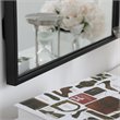 Atlin Designs Metal Black Mirror Rectangular Contemporary 36
