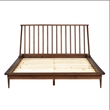 Atlin Designs Modern Wood Queen Spindle Platform Bed in Brown