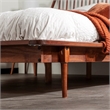 Atlin Designs Modern Wood Queen Spindle Platform Bed in Brown