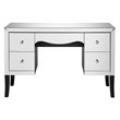 Atlin Designs Contemporary 5 Drawer Mirrored Vanity Table