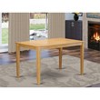 Atlin Designs Rectangular Traditional Wood Dining Table in Oak