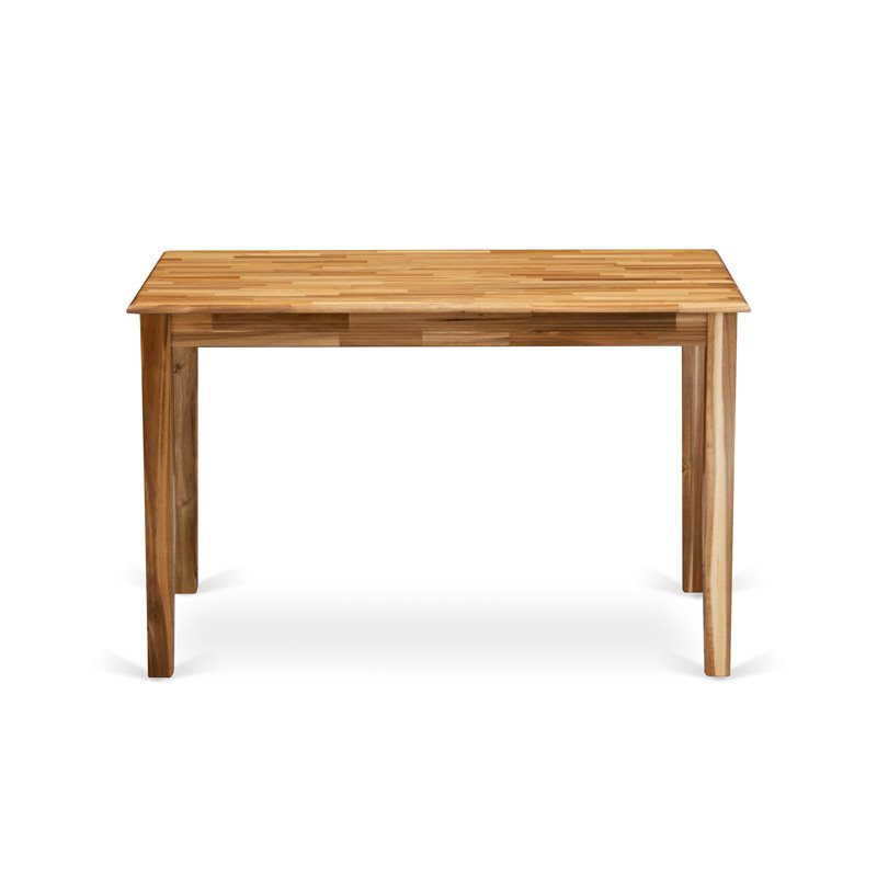 Atlin Designs Rectangular Wood Dining Table in Walnut