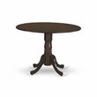 Atlin Designs 3-piece Wood Dining Table Set in Espresso