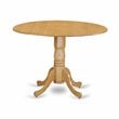 Atlin Designs 3-piece Wood Dining Set with Slat Back Chairs in Oak