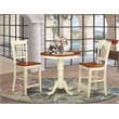 Atlin Designs 3-piece Wood Dining Set in Buttermilk and Cherry
