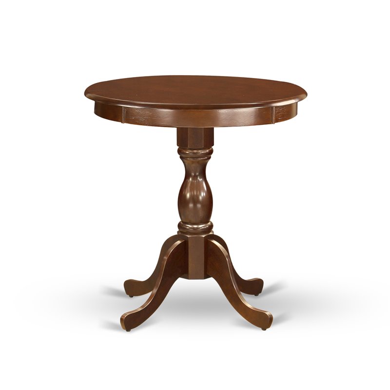 Atlin Designs 3-piece Table and Dining Room Chair Set in Mahogany