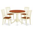 Atlin Designs Antique 5-piece Dining Set with Slatted Chairs in Cherry