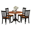 Atlin Designs 5-piece Wood Dining Room Set in Black/Cherry