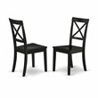 Atlin Designs 5-piece Wood Dining Set with Round Table in Black