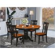 Atlin Designs 5-piece Wood Dining Room Set in Black/Cherry