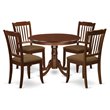 Atlin Designs 5-piece Wood Dining Room Set in Mahogany