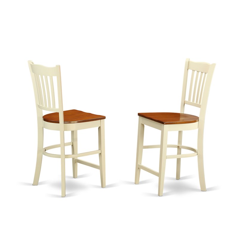 Atlin Designs 5-piece Wood Dining Set in Buttermilk/Cherry