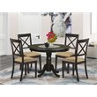 Atlin Designs 5-piece Dining Table and Chair Set in Cappuccino
