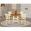 Atlin Designs 5-piece Wood Dining Table Set in Buttermilk/Cherry