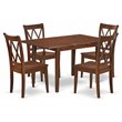 Atlin Designs 5-piece Wood Dining Set in Mahogany