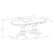 Atlin Designs 5-piece Wood Dining Room Set in Oak