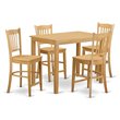 Atlin Designs 5-piece Wood Dining Room Set in Oak