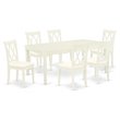 Atlin Designs 7-piece Wood Dinette Set in Linen White