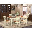 Atlin Designs 7-piece Wood Dining Set in Buttermilk/Cherry