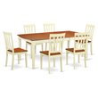 Atlin Designs 7-piece Wood Dining Set in Buttermilk/Cherry